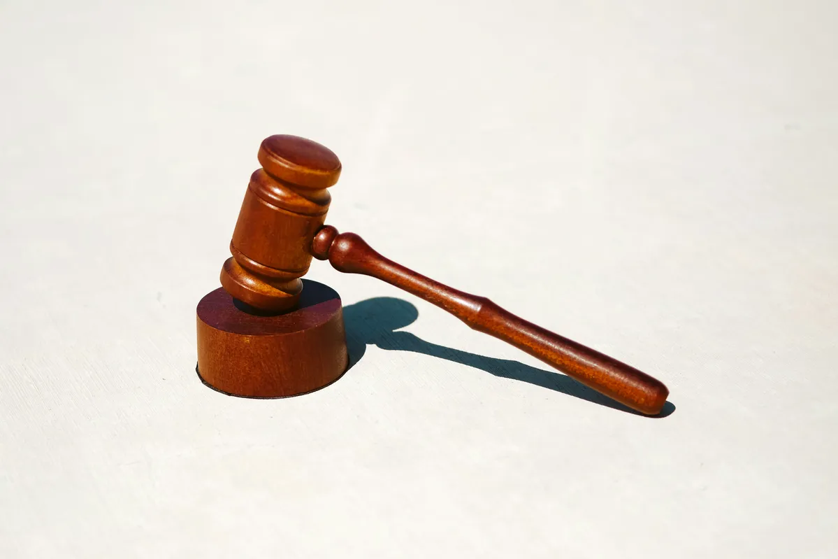 Image of a gavel to represent the importance of having an attorney after a car accident