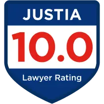 Justia 10.0 Lawyer Rating Badge